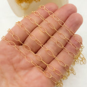 Buy Online 14k Gold Filled Twisted Oval Link Chain